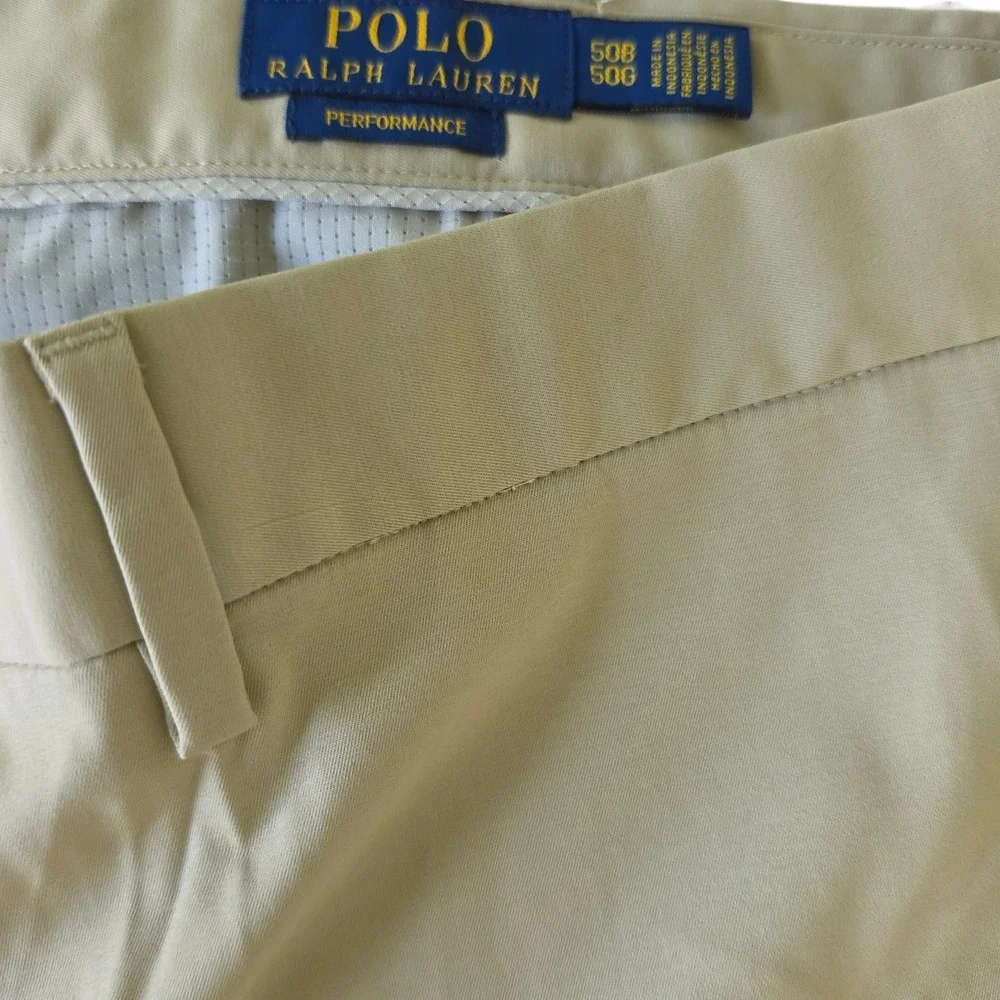 Polo Ralph Lauren Mens Performance‎ Shorts Khaki Tan Classic Fit 9